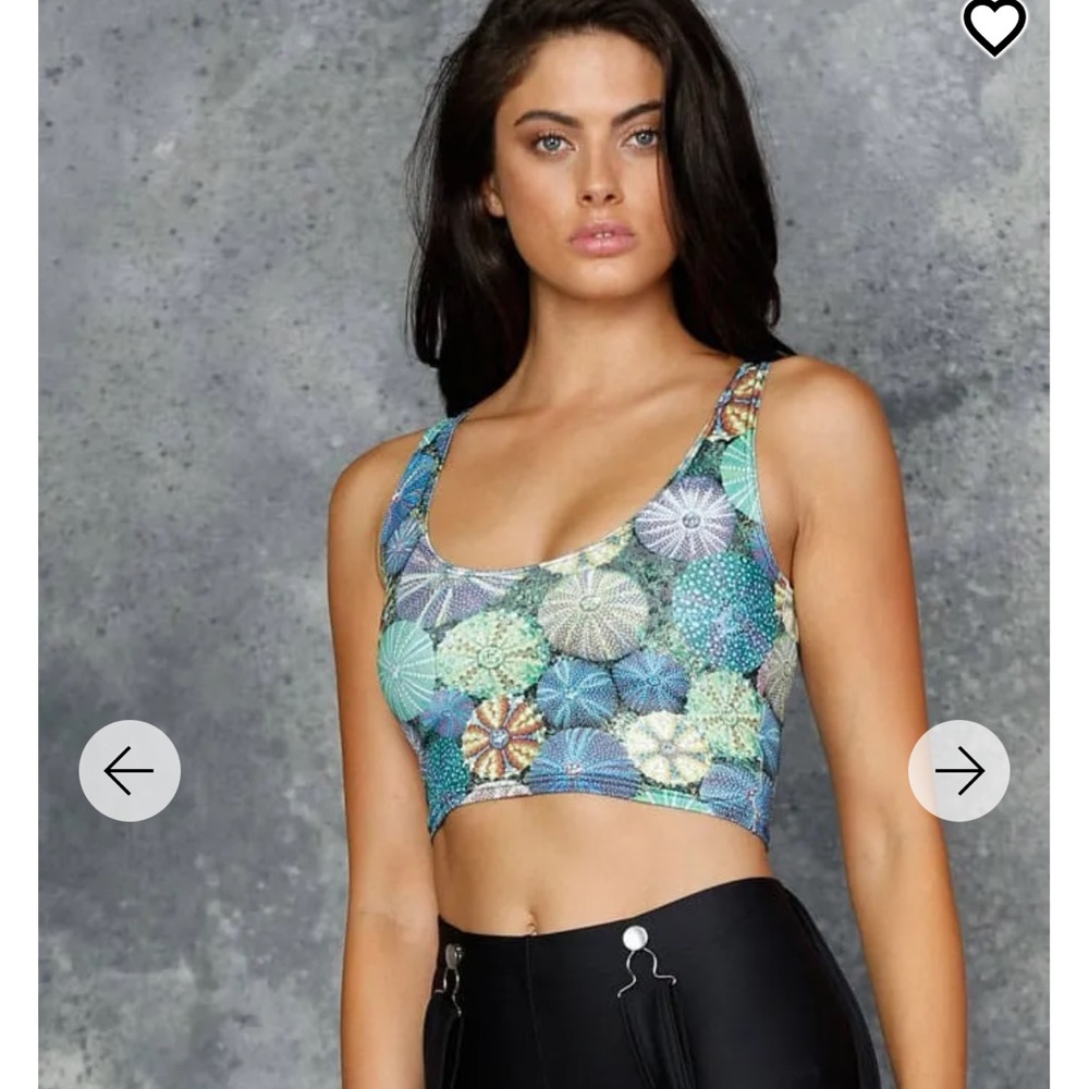 Blackmilk SEA-URCHIN FOR TREASURE REVERSIBLE CROP Size M